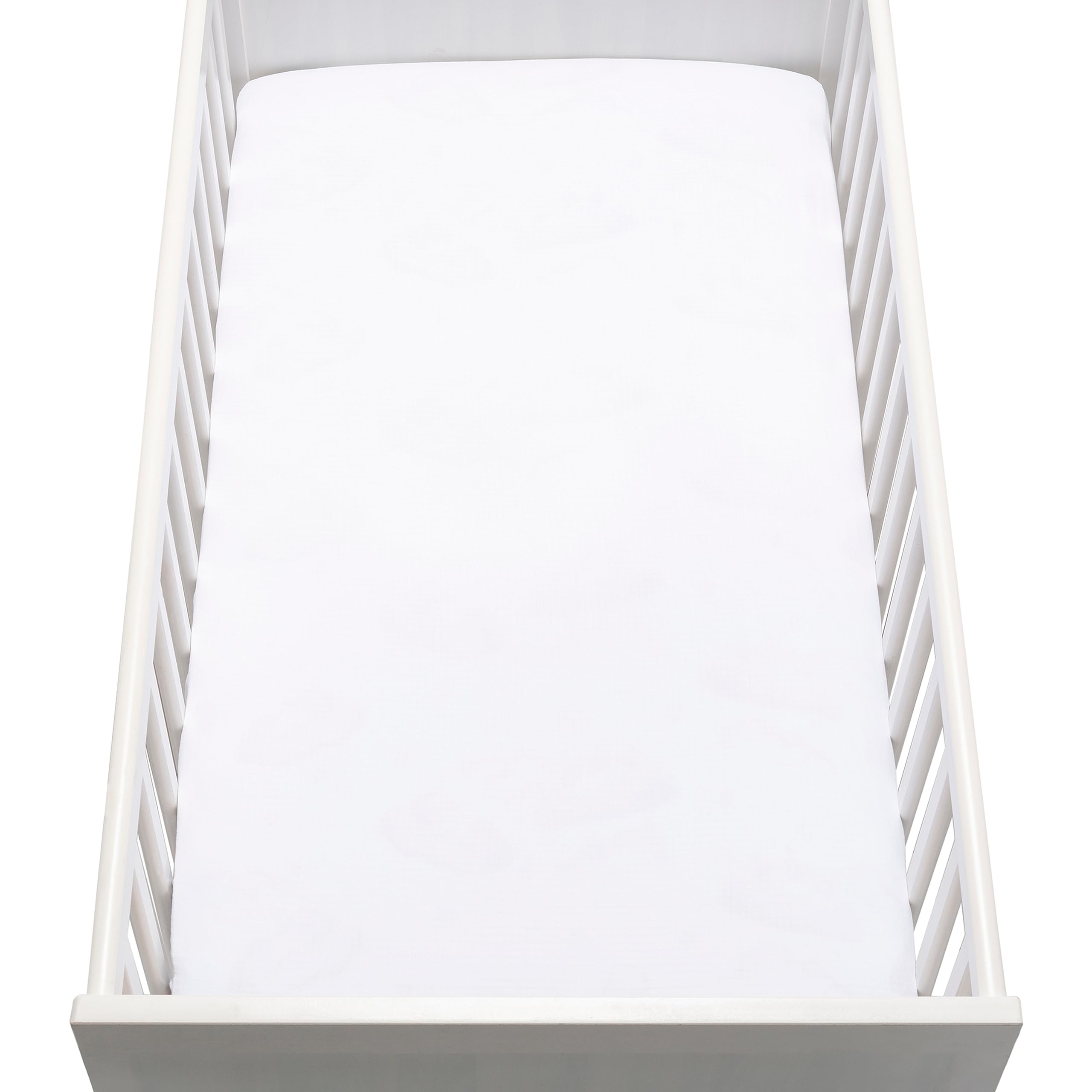 Newton Baby plain white close-up showing smooth, clean finish