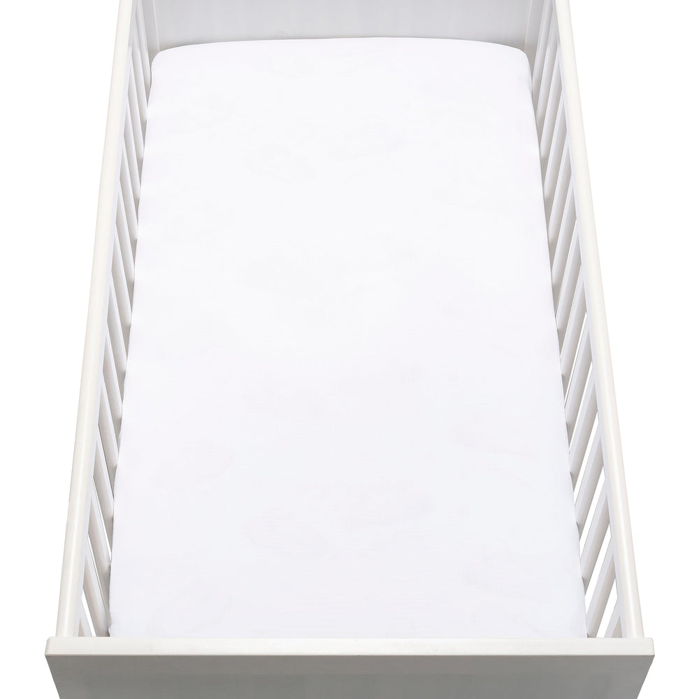 Newton Baby plain white close-up showing smooth, clean finish