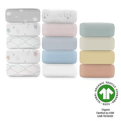 Newton Baby fitted crib sheet standard crib fit with secure elastic edge