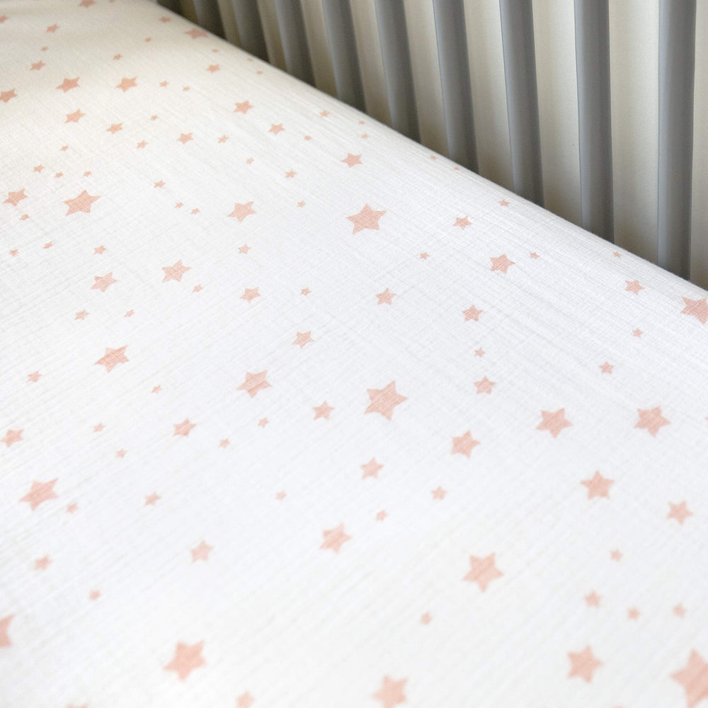 Newton Baby on a crib showing real-life use and cozy sleep surface