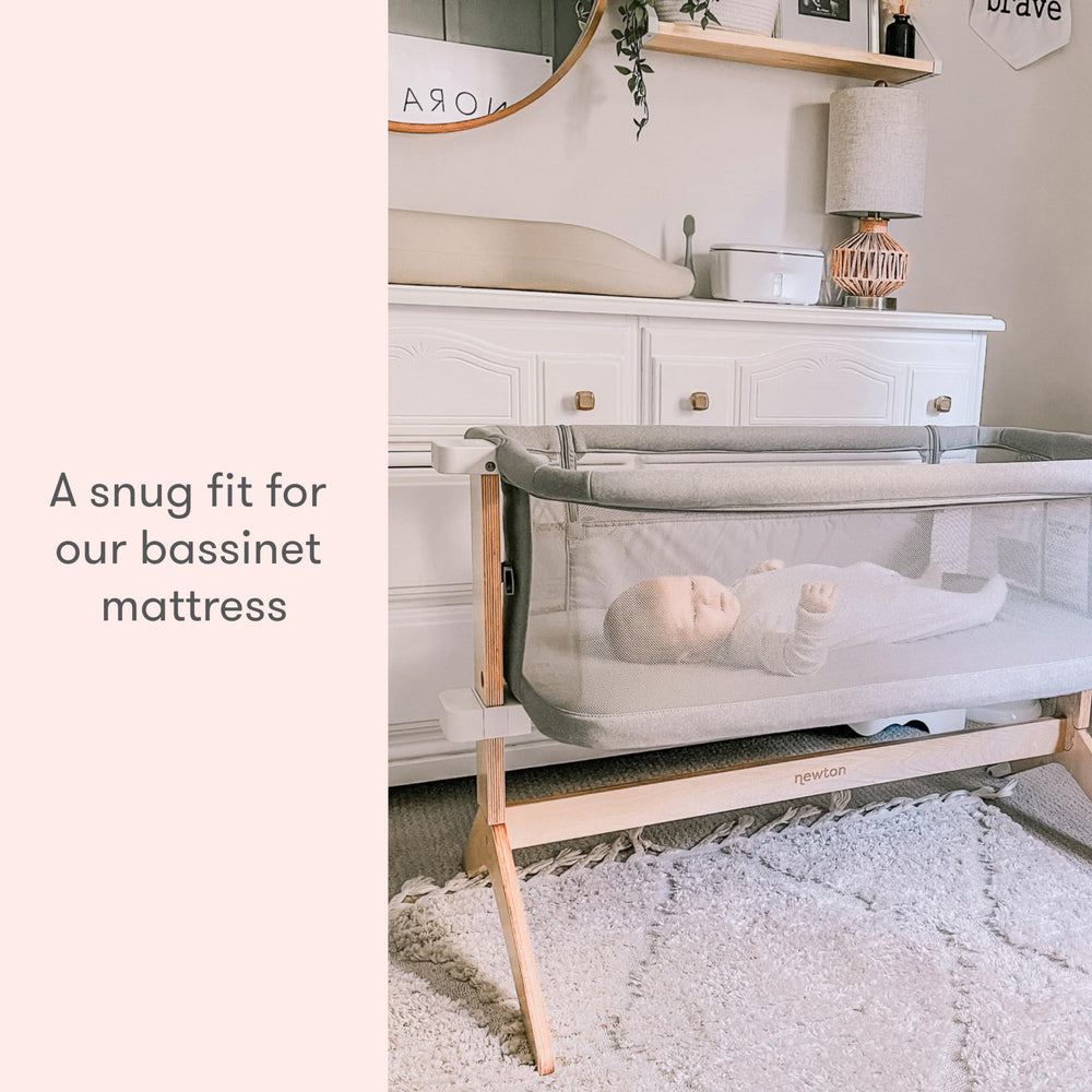 Newton Baby 2 pack fitted sheets for bassinet use