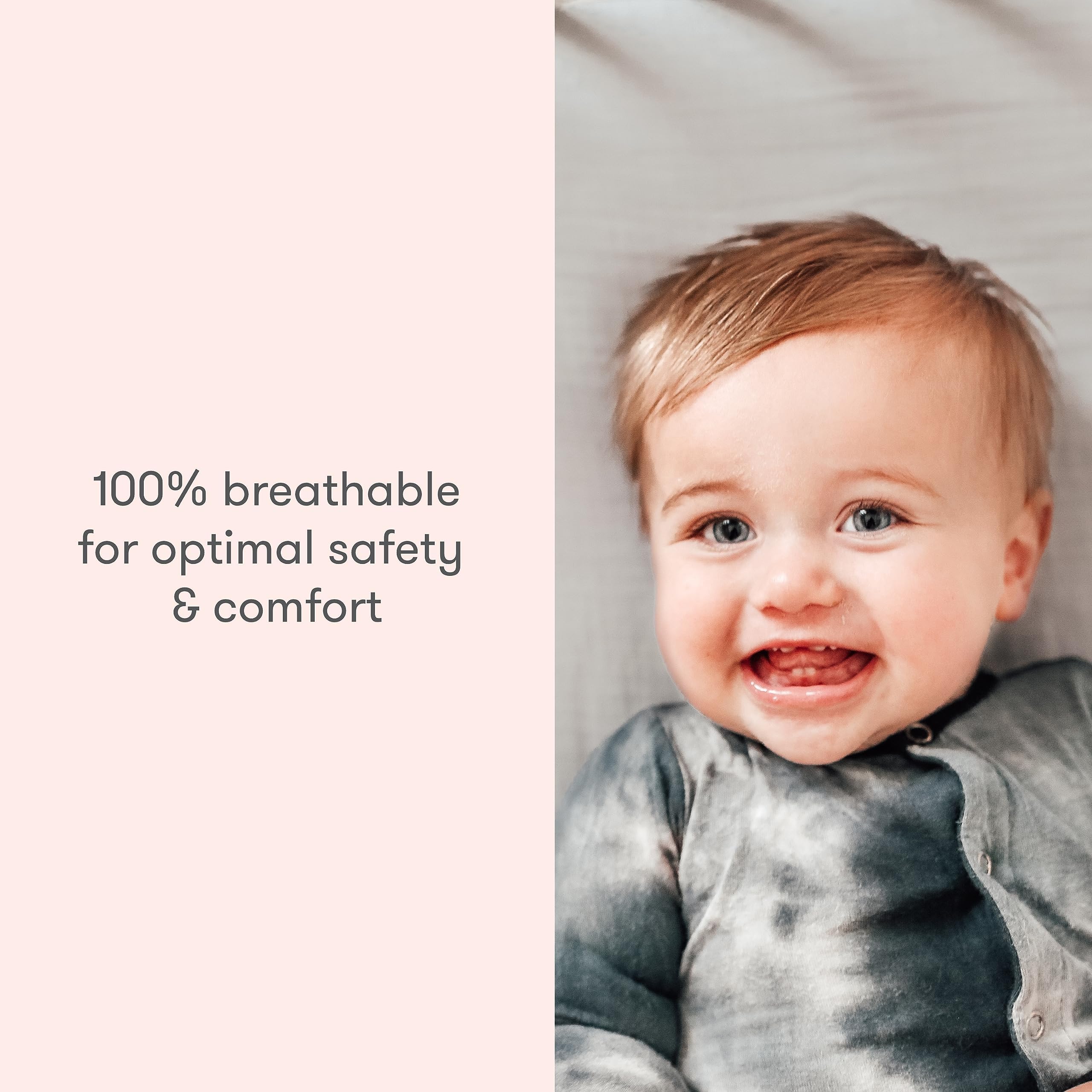 Newton Baby hypoallergenic comfort crib sheets gentle on delicate baby skin.