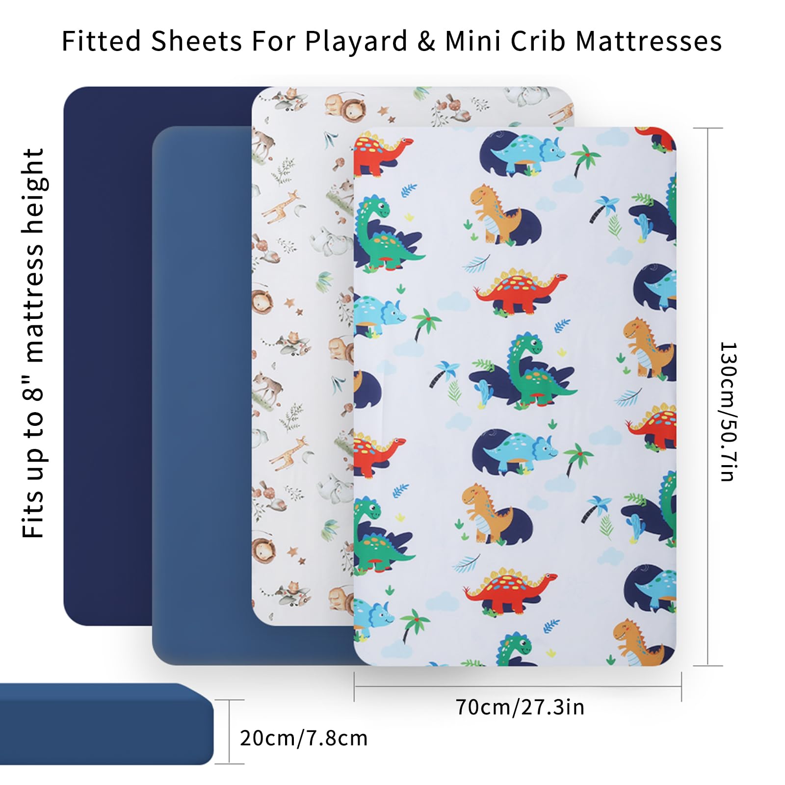 Newvenper breathable cot sheet keeps baby cool through the night