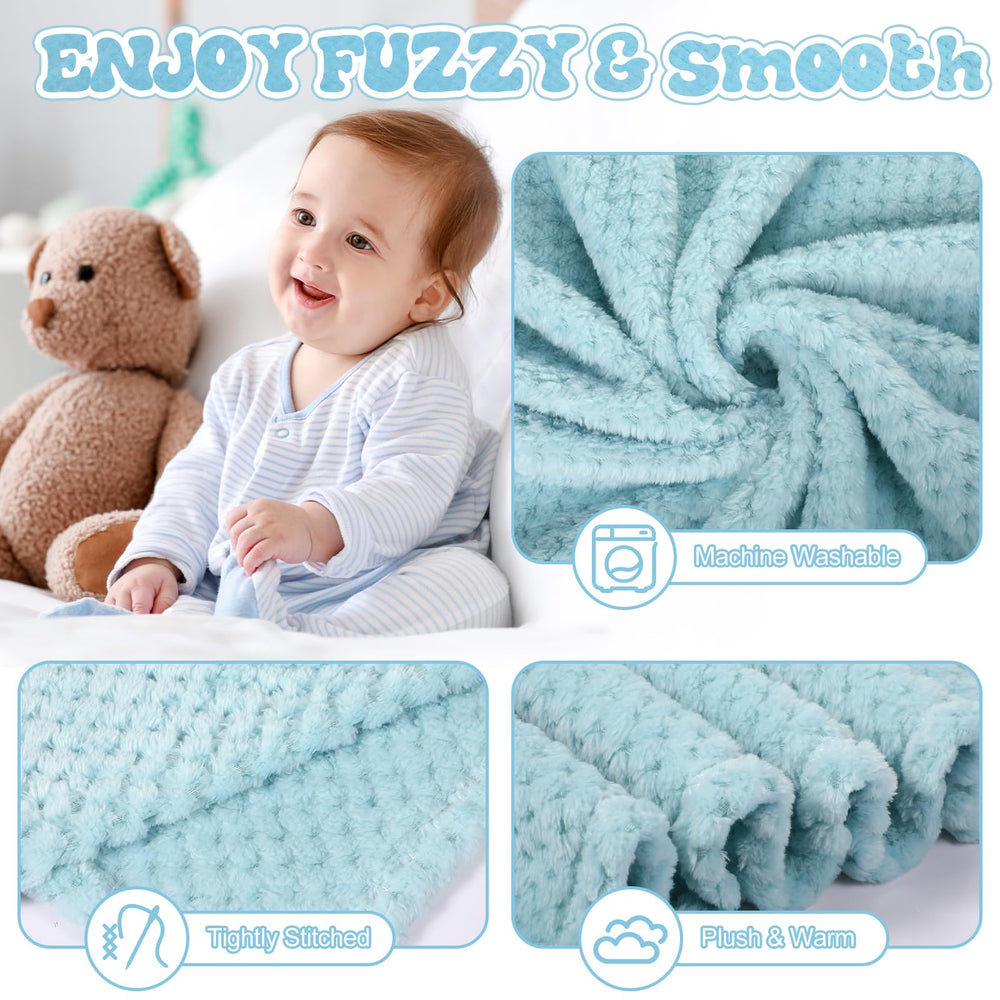 Newwiee 3pc blankets neatly packed, ideal for travel and on-the-go comfort