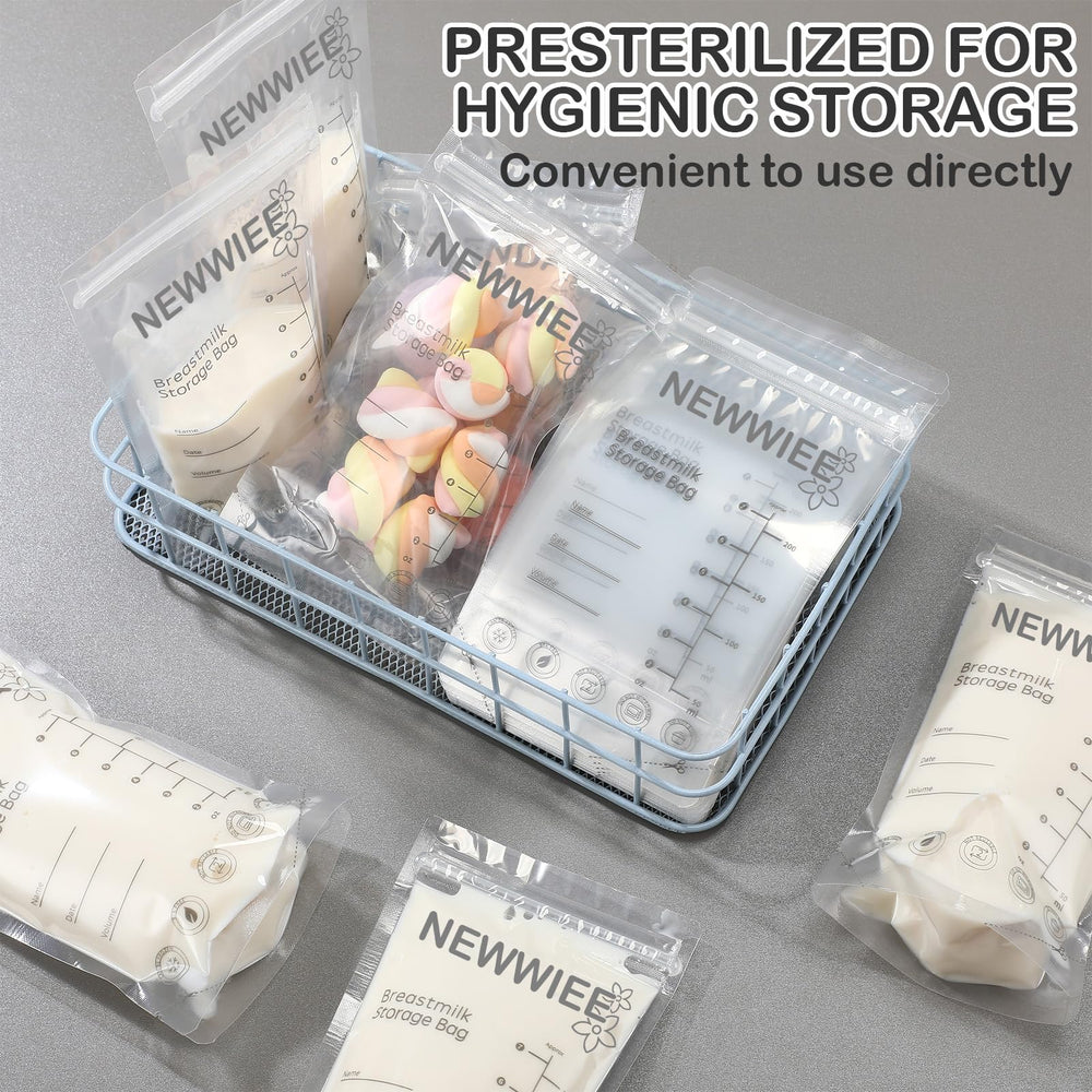 Newwiee bags use a double opening design to reduce pouring spills.