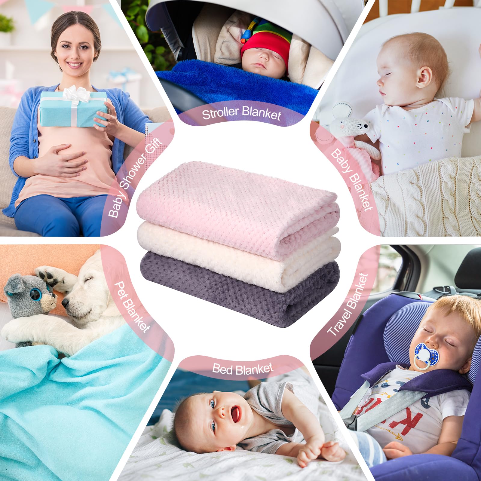 Newwiee packable blanket trio ideal for gifting and on-the-go