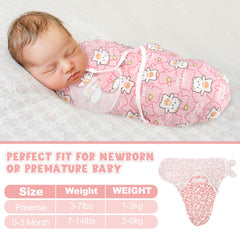Newwiee cotton soft preemie swaddle for gentle comfort