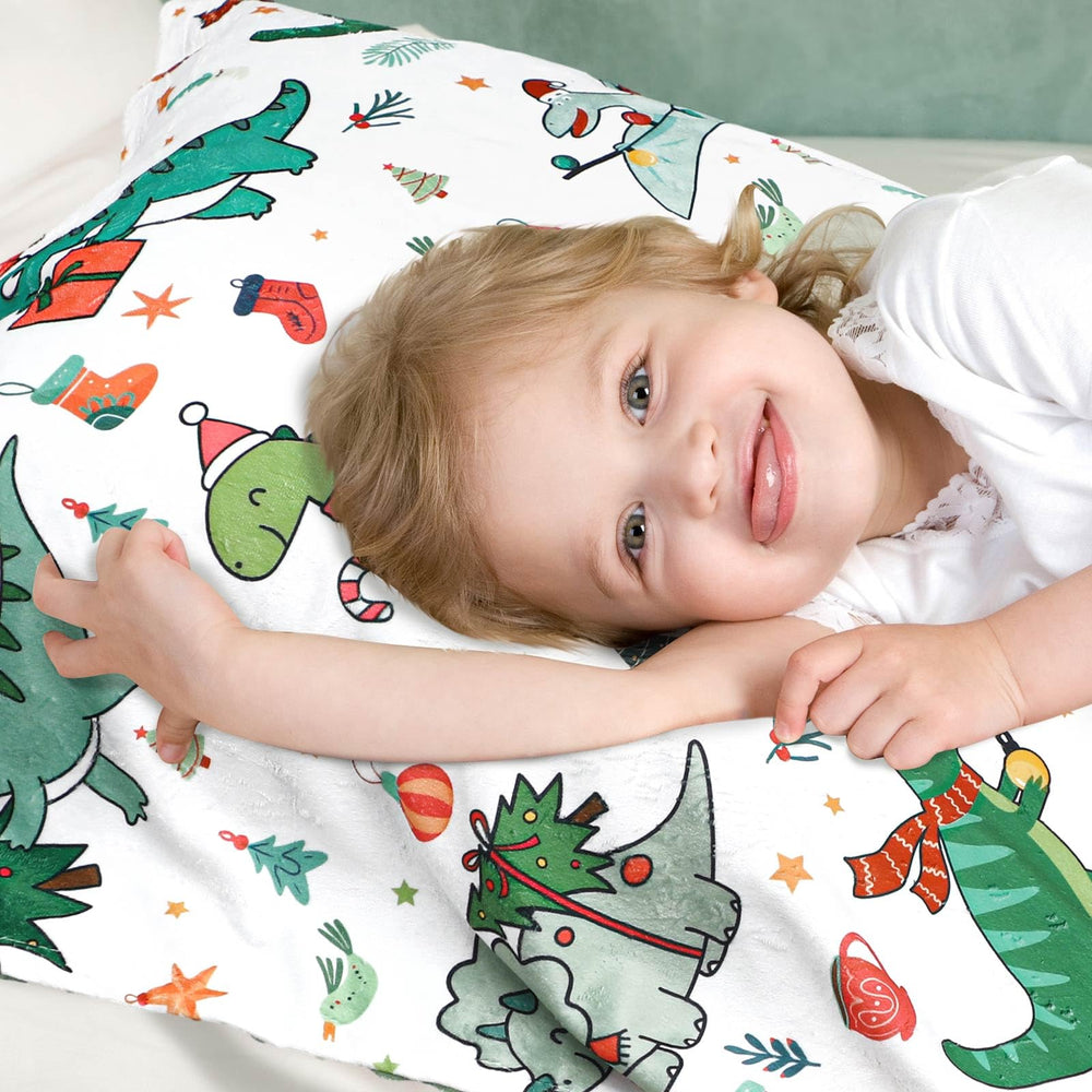 Newwiee blanket laid on crib for cozy nap time or downtime.