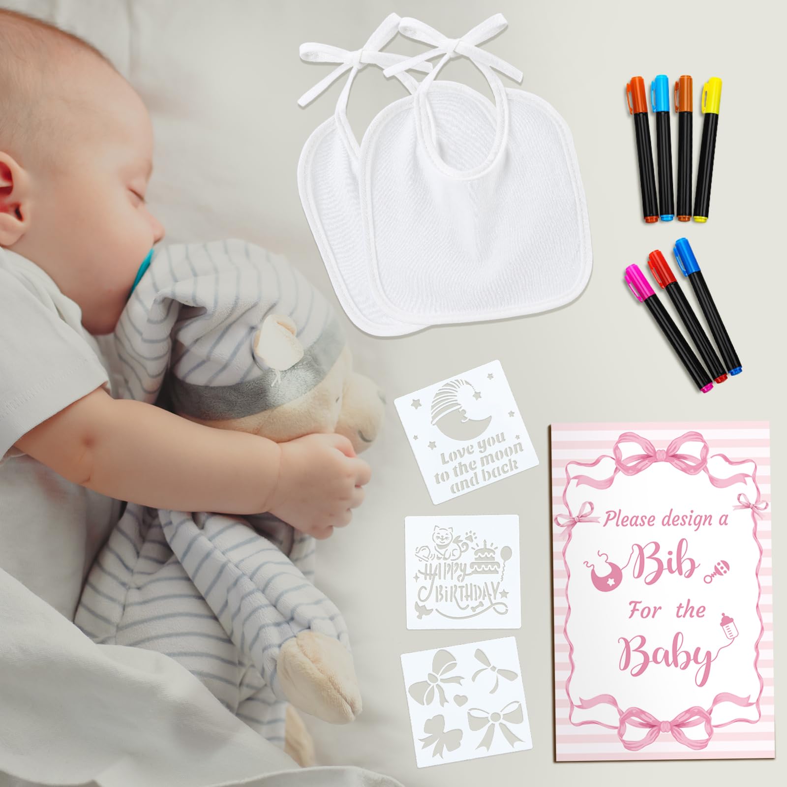 Newwiee DIY baby gift kit for creative shower activities.