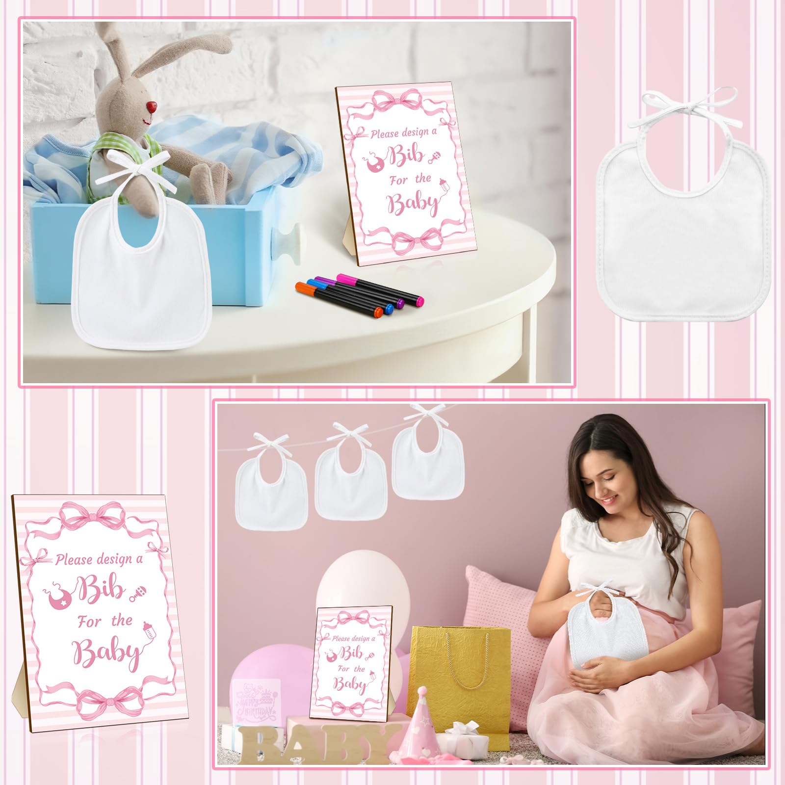 Newwiee easy-clean bibs streamline post-craft cleanup for parents.