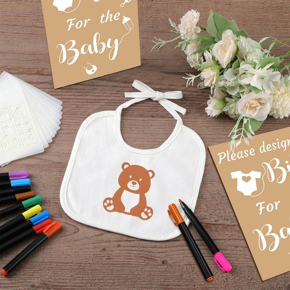 Newwiee wooden baby shower sign adds rustic charm to games.