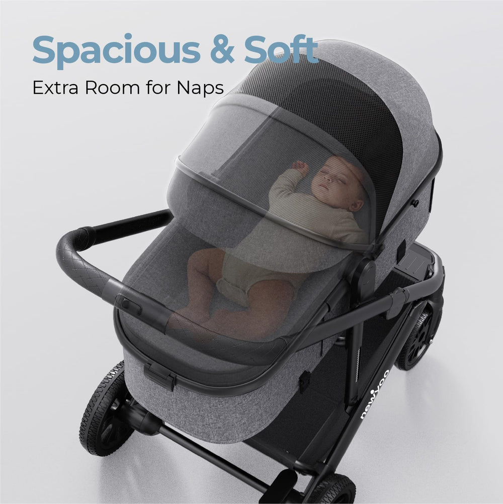 Newyoo Nestro 516M under-seat storage keeps essentials organized.