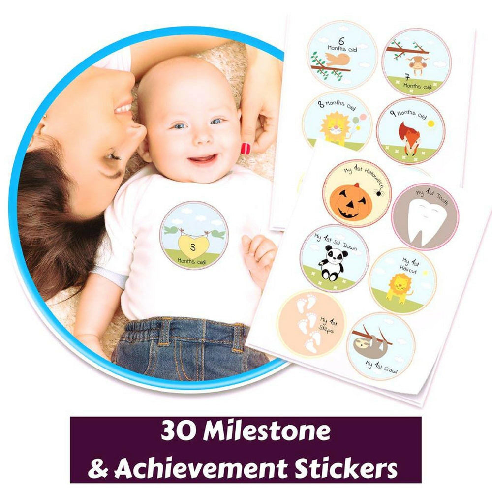 NEXT MOMMY Monthly Milestone Stickers capturing the first year