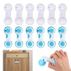 Nextpal babyproof locks package shows reinforced adhesive pads for versatile use.