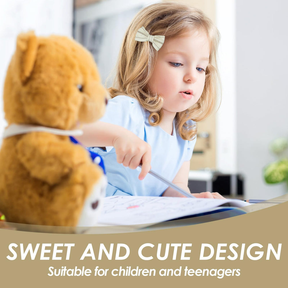 Nextpal cotton-linen soft bow detail add gentle touch to newborn hairstyles.