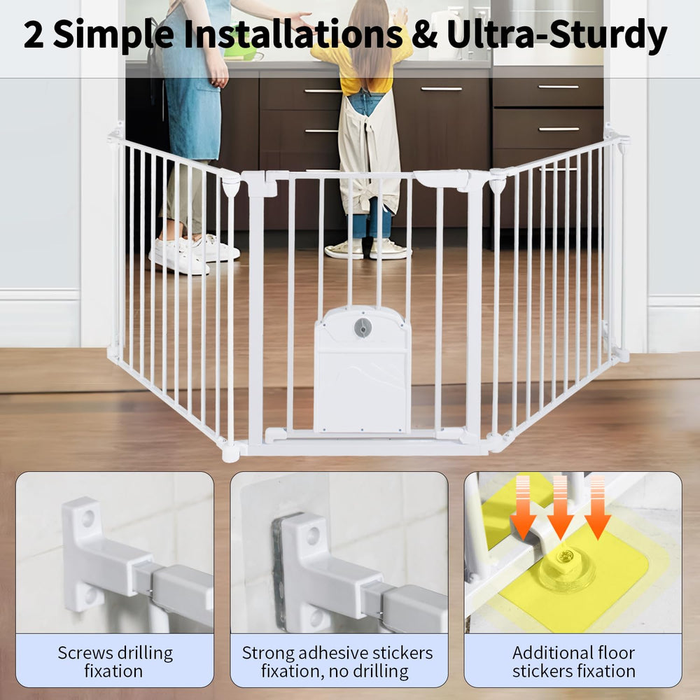 NexusSmash walk-through baby gate allows easy access through busy doorways.
