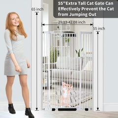 NexusSmash adjustable-width gate fits 29.92–43 inches for doorways.