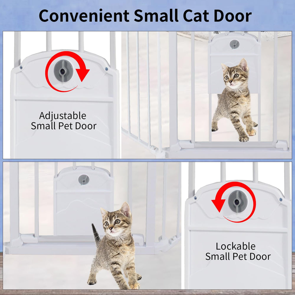 NexusSmash auto-close door helps keep the gate closed hands-free.