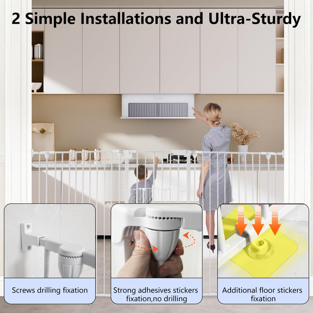 NexusSmash hardware-mounted swing gate secures doorways.