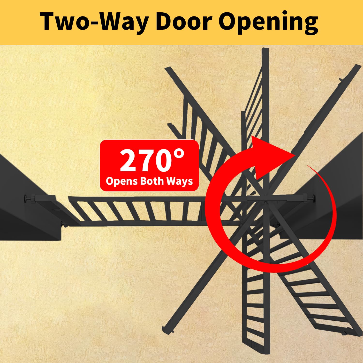 NexusSmash swing door design offers convenient passage for people and pets.