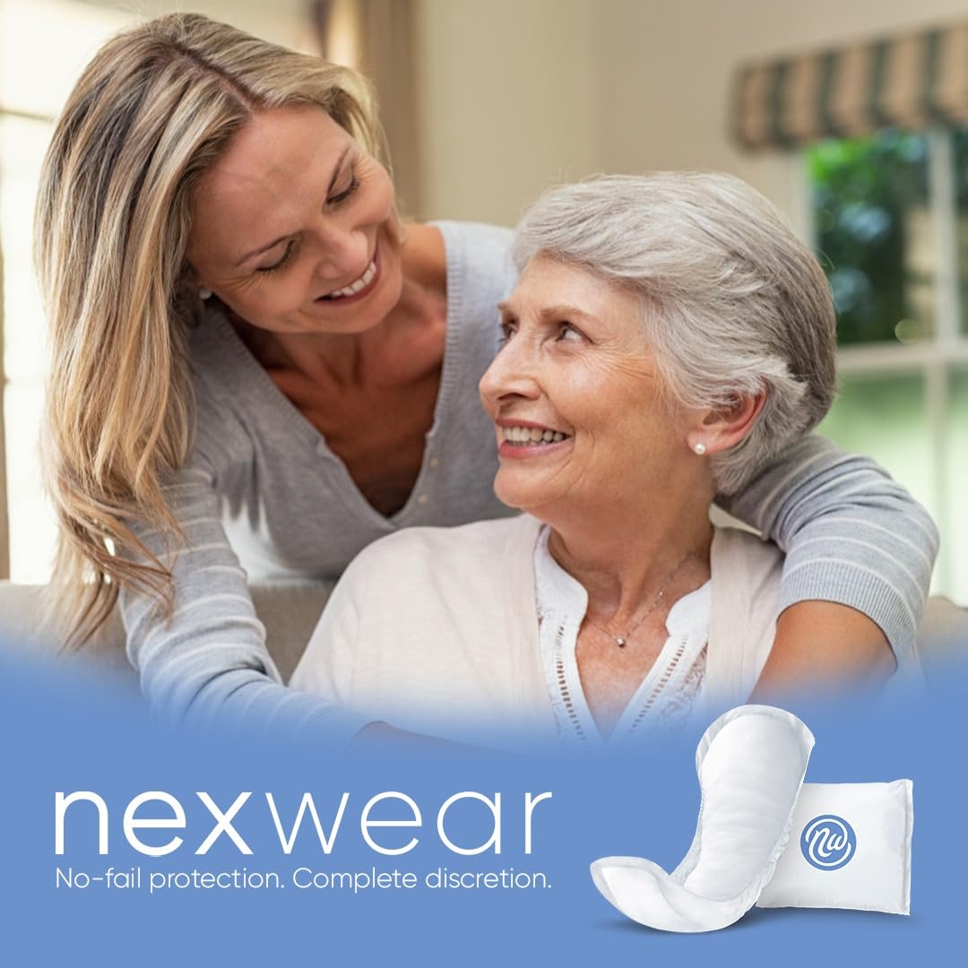 Nexwear secure adhesive strips shown in action on skin.