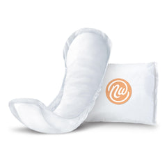Nexwear skin-safe pad packaging shows discreet, ready-to-use protection