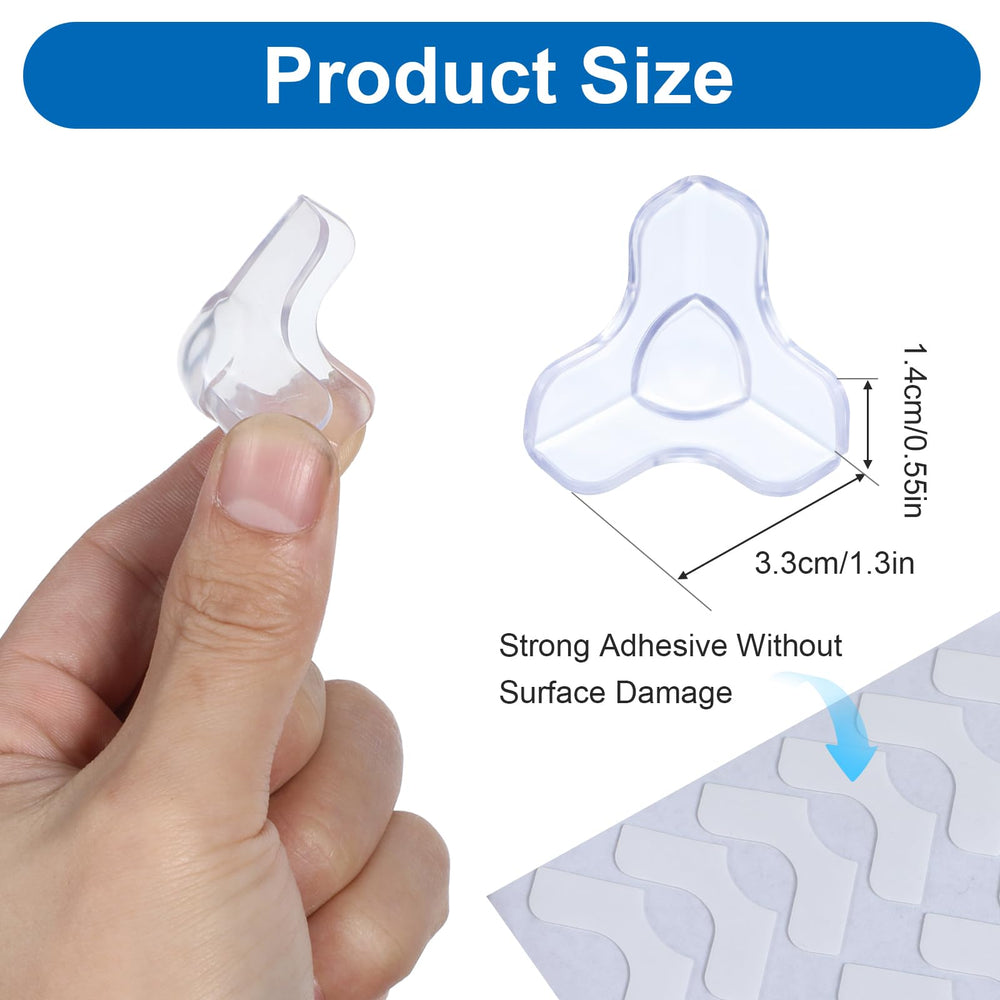 Neyauo corner protector with strong adhesive for secure furniture fit.