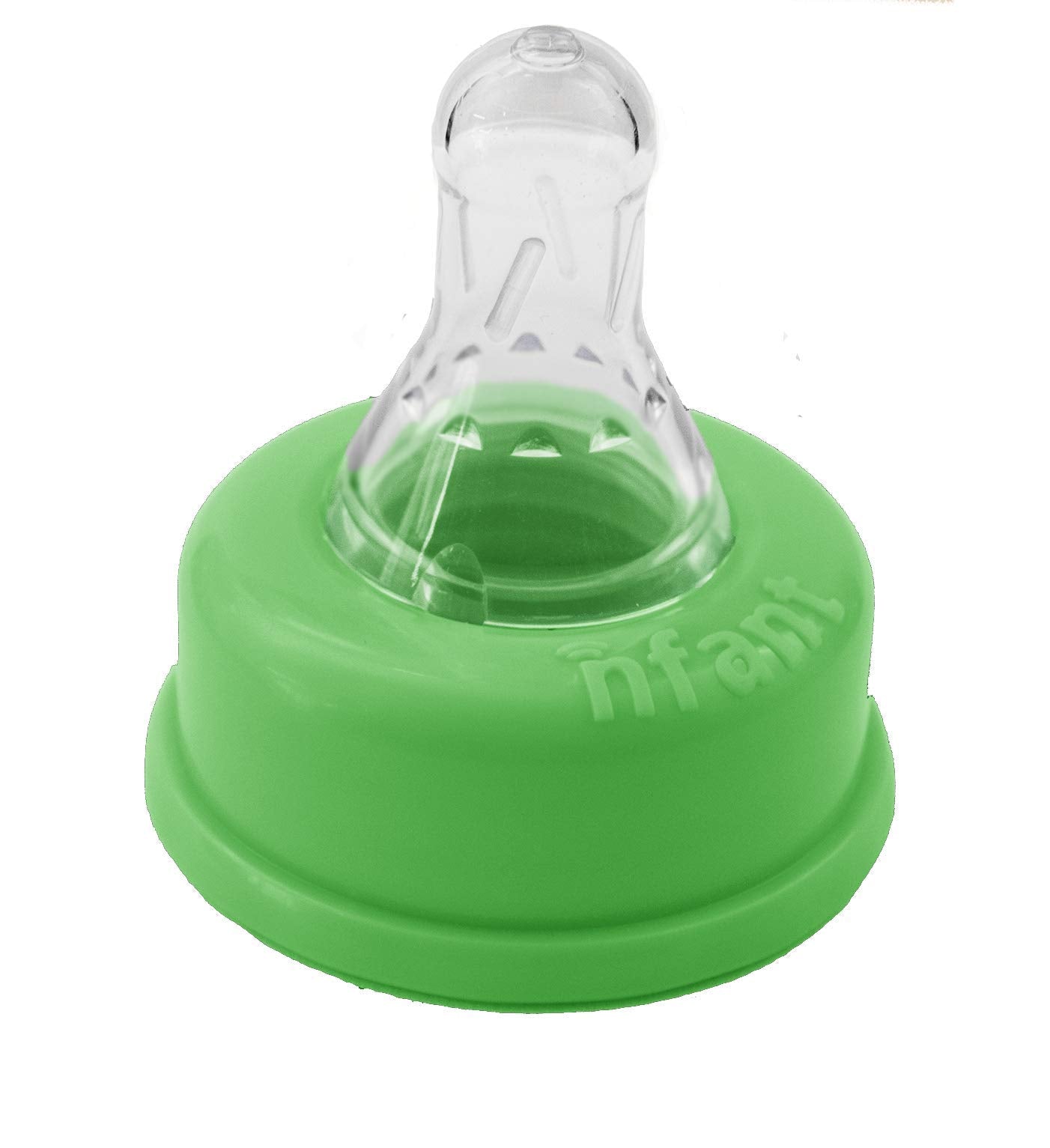 NFANT 3X Standard Flow Nipple green, packaging ready-to-use for convenience.