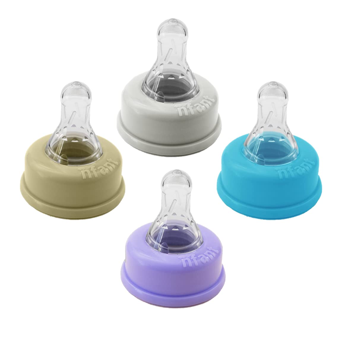 NFANT nipple flow selection kit 4-pack packaging, ready-to-use design for quick setup