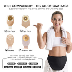 NFFTYUUT inner pocket secures various ostomy bags.