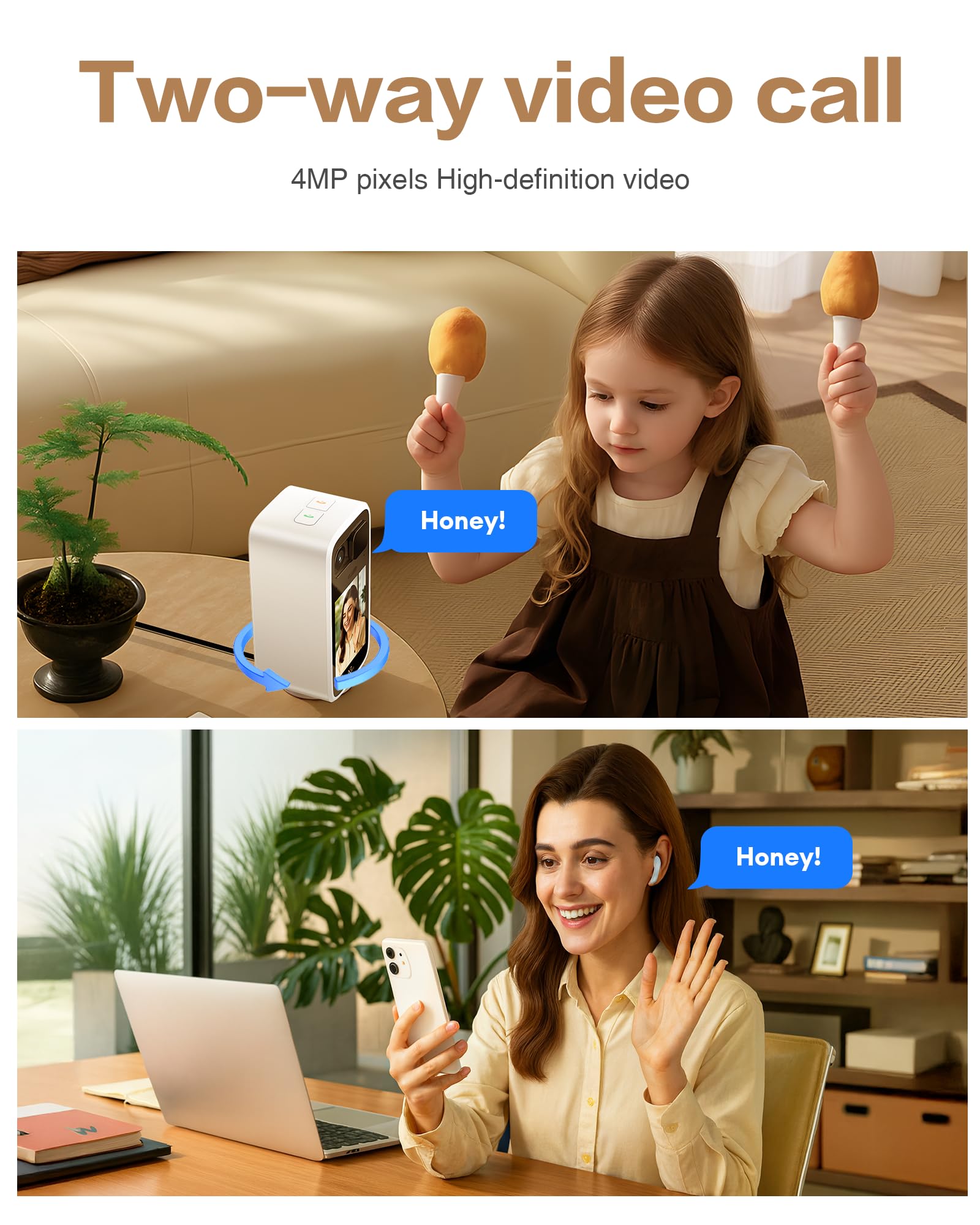 NGTeco one-touch call button enables instant family connections