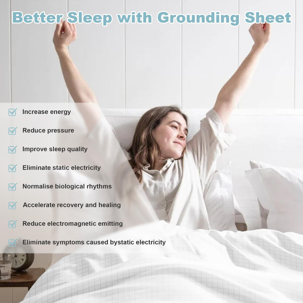 NHIDKU 15 ft grounding cord enables easy earth connection during rest.
