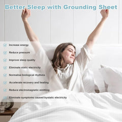 NHIDKU 15 ft grounding cord enables easy earth connection during rest.
