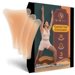 Nia Vertue cameltoe concealer silicone pad provides discreet coverage during workouts.