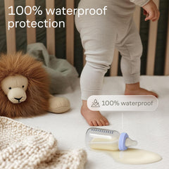 Niagara Sleep Solution machine-washable crib protector ready for cleaning.