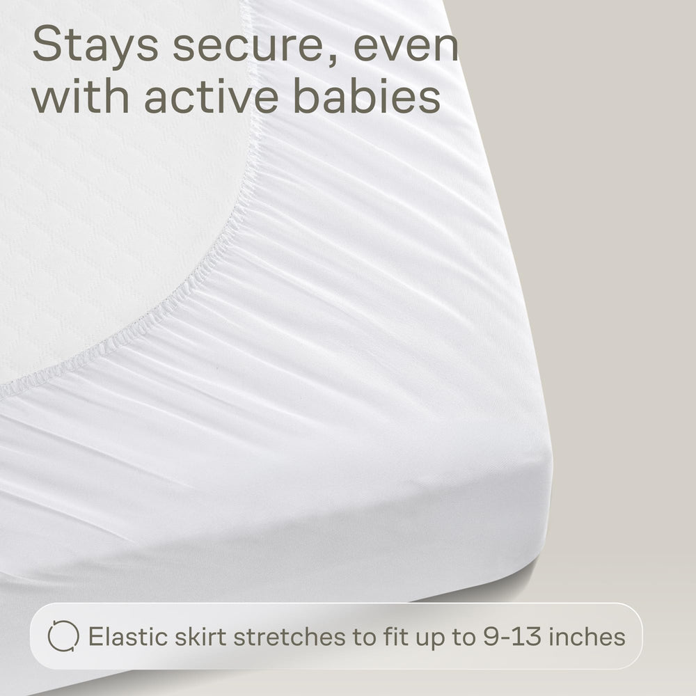 Niagara Sleep Solution white beige color option complements nursery decor