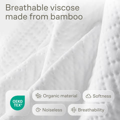 Niagara Sleep Solution soft bamboo viscose fabric provides gentle touch on baby skin