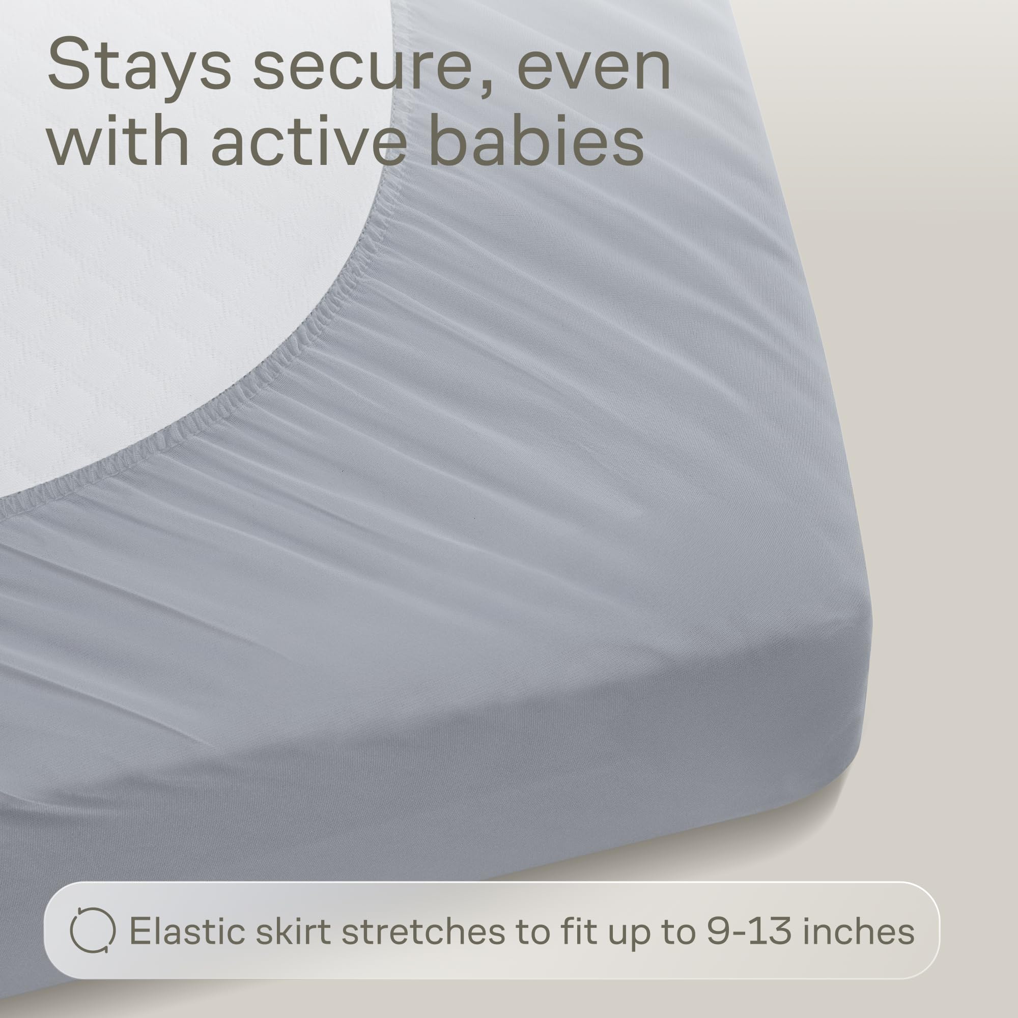 Niagara Sleep Solution 2-pack covers crib and toddler mattresses for versatile use