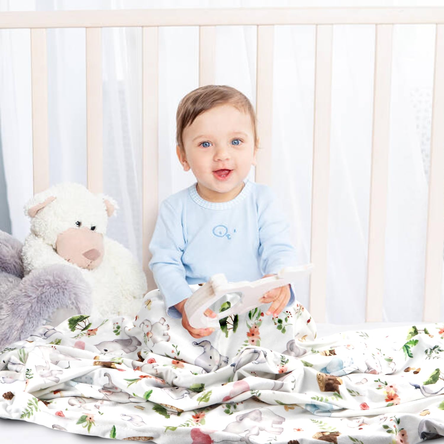 Niallant blanket doubles as stroller cover for on-the-go comfort.