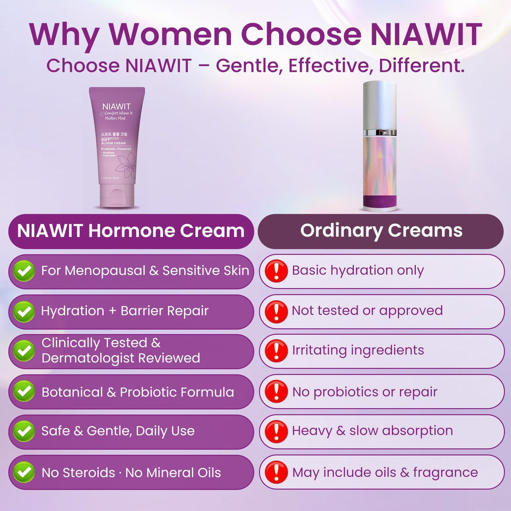 NIAWIT Soft Bloom Clean label badge indicating vegan and cruelty-free