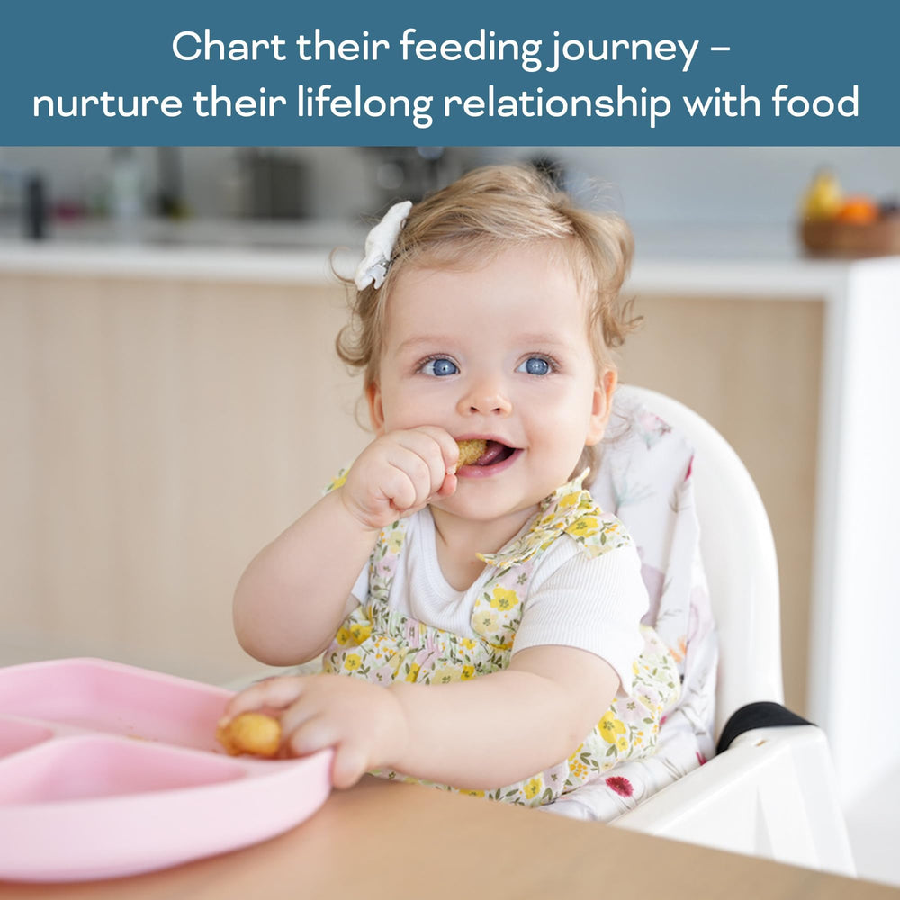 Nibble and Rest baby food tracker fits standard refrigerators for visibility.