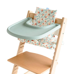 Nibble and Rest Safari Petals backrest cushion supports little bodies during meals