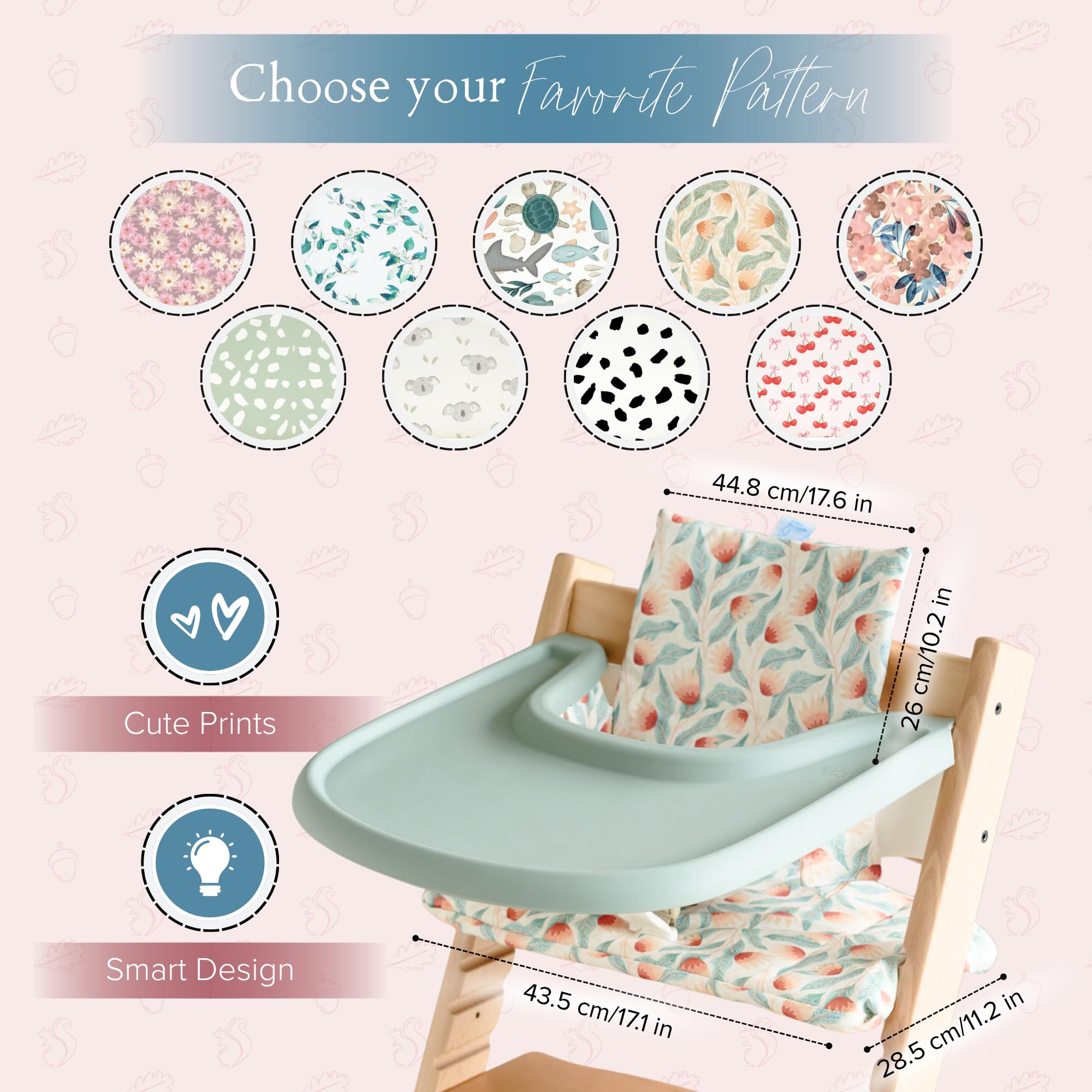 Nibble and Rest safari print adds cheerful style to mealtime
