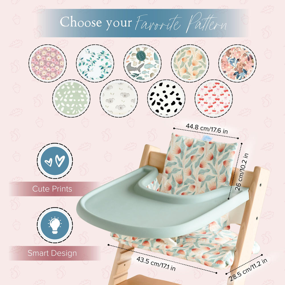 Nibble and Rest safari print adds cheerful style to mealtime