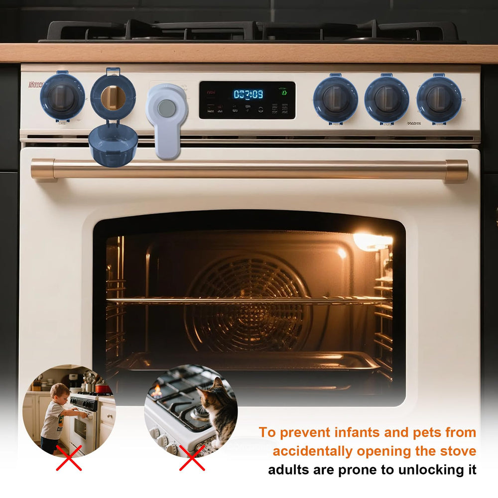 NICECHEF double-key design makes adult use easy while kids can't
