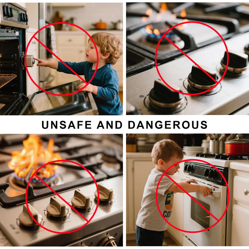 NICECHEF knob cover resists heat up to 120°C while staying clear