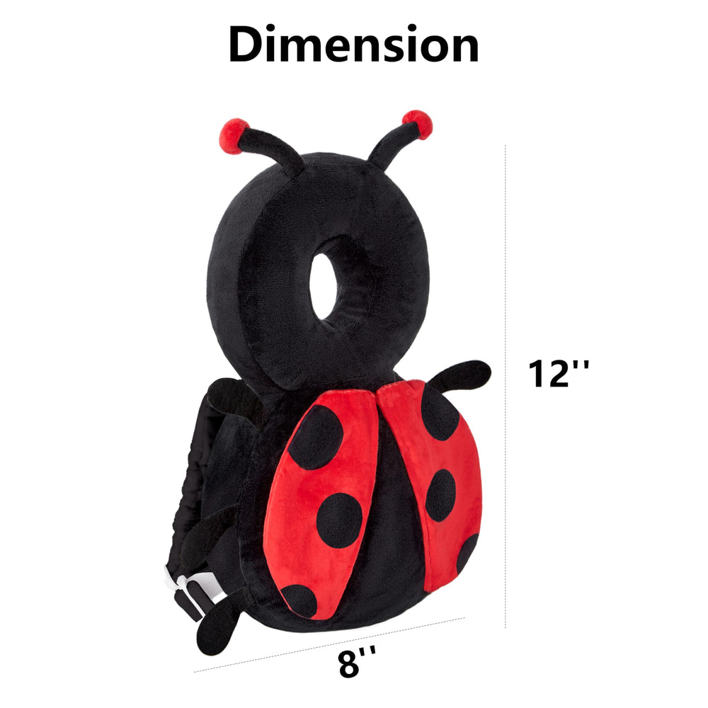 NICE CHOICE Ladybug soft crystal velvet fabric offers gentle cushioning and breathability for daily wear.