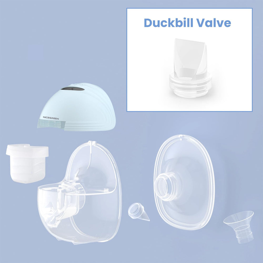 NICEGREEN LIFE packaging includes two duckbill valves