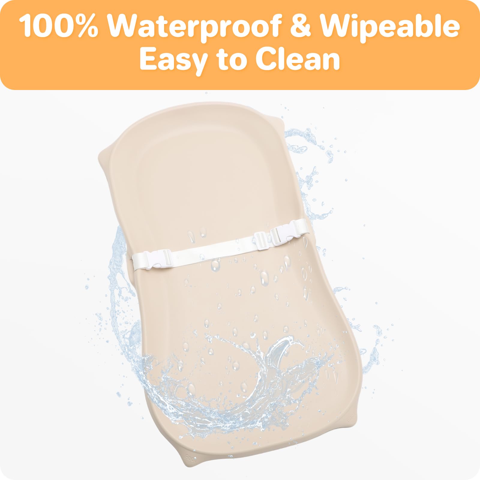 NICEMER non-slip bottom and safety belt keep baby secure.