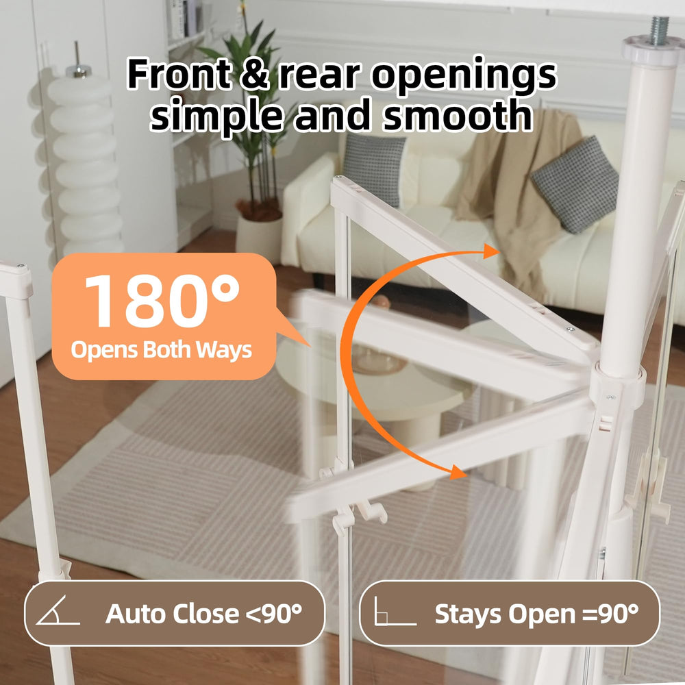 NiceTCU double-way access gate opens smoothly from either side.